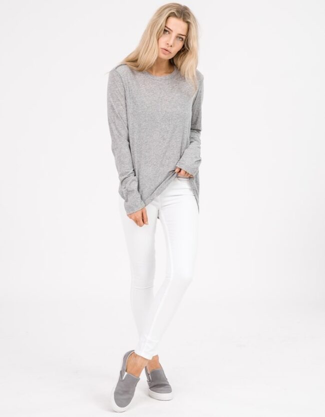 Seam L/S Tee With Tail
